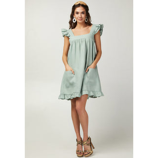 Linen summer dress