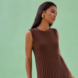 Cotton rib knit details