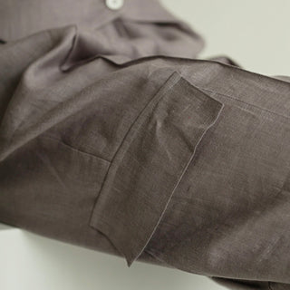 Pocket detail cargo linen pants