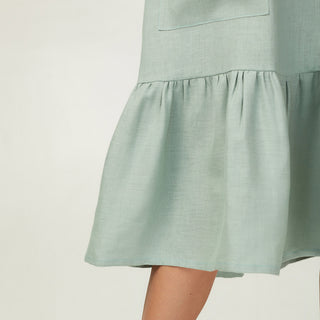 Linen details in sundress Casablanca