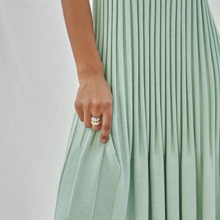 Cotton knitted details
